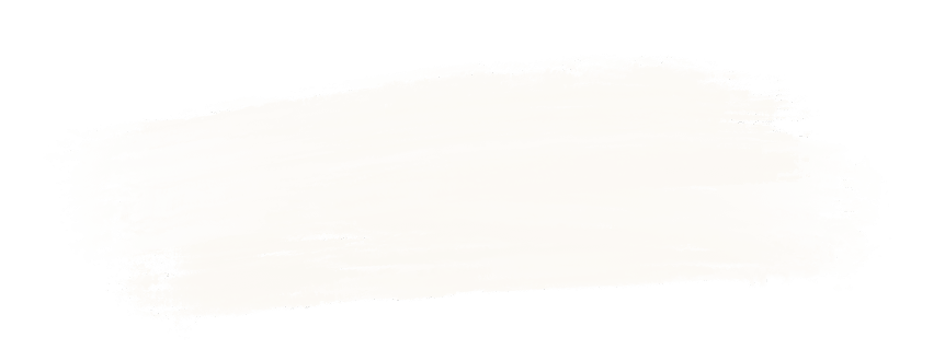 White paint brush stroke on transparent background.
