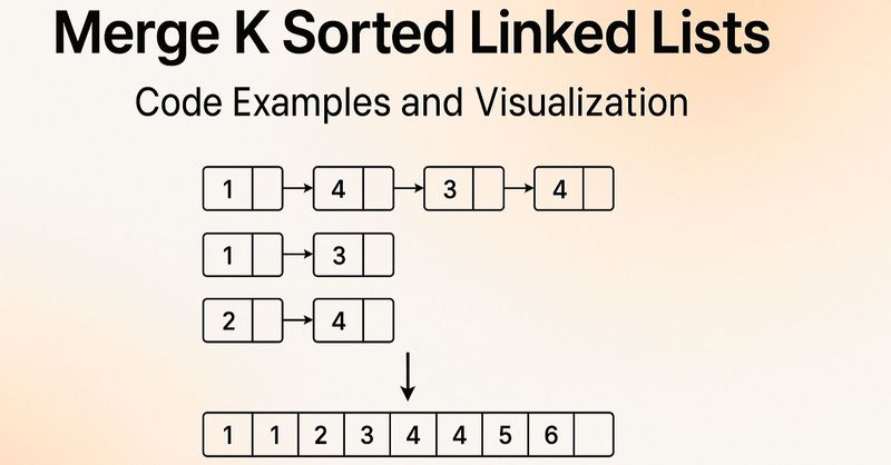 Merge K Sorted Linked Lists (Code Examples and Visualization)