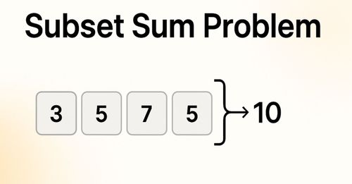 Subset Sum Problem (Visualization and Code Examples)