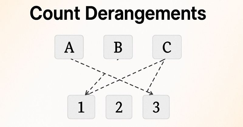 Count Derangements (With Visualization and Codes)