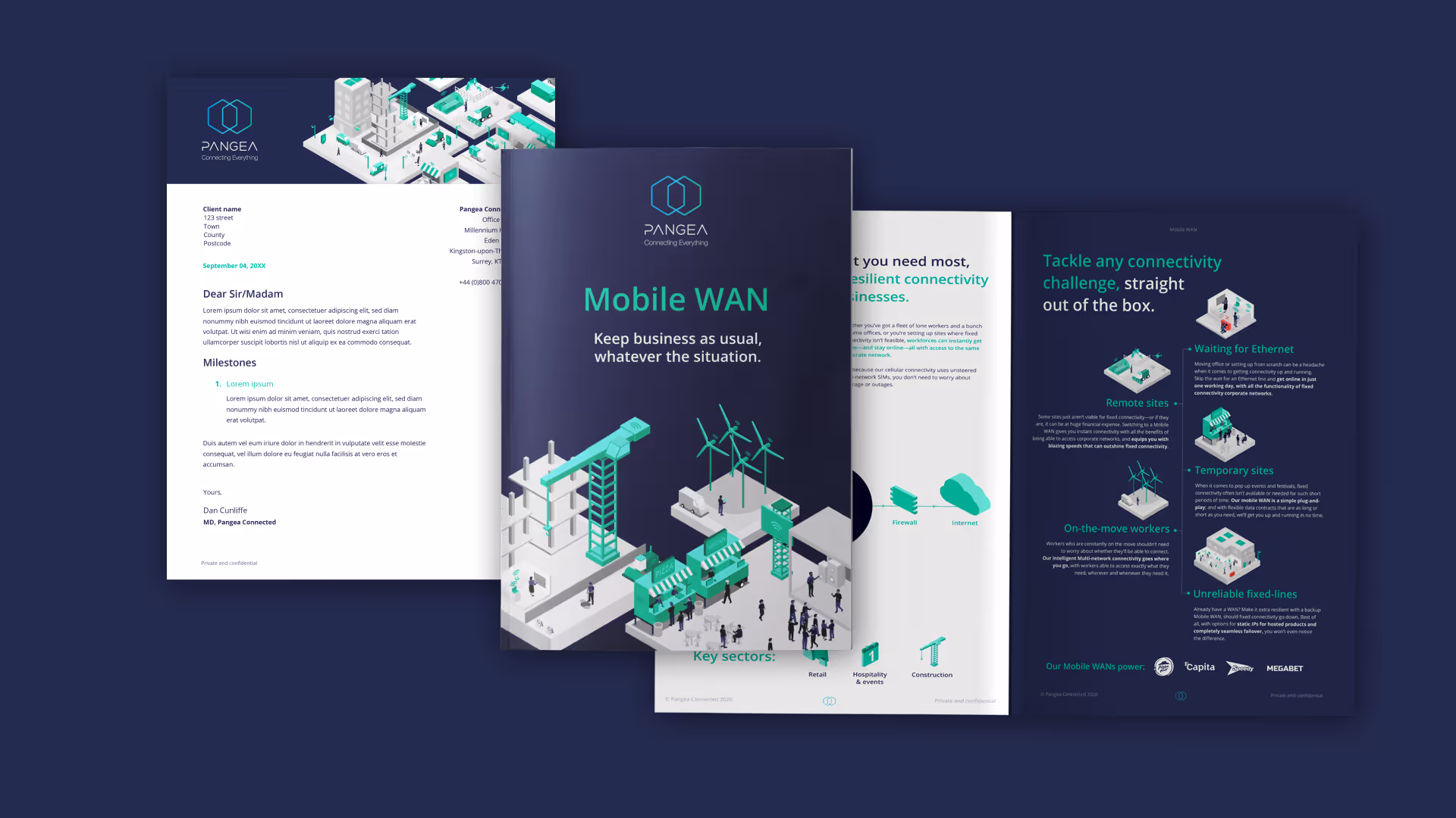 Pangea printed material