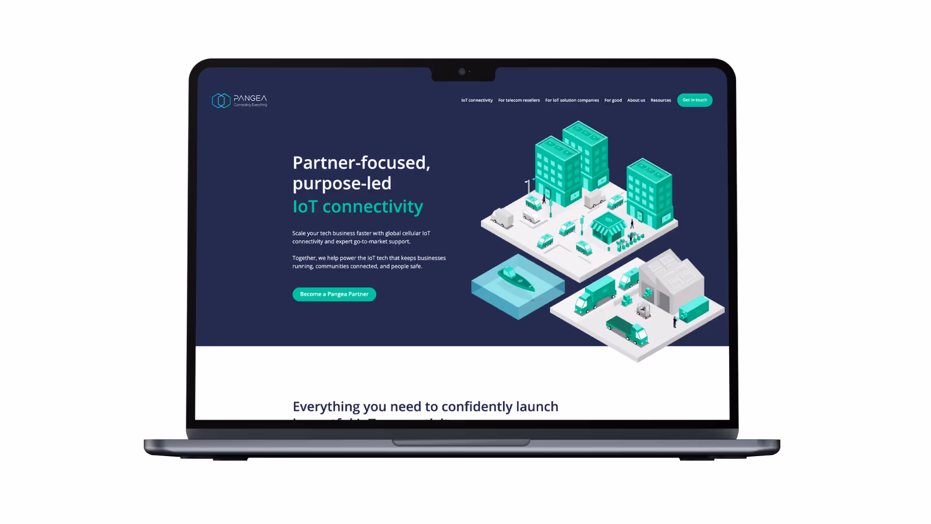 Pangea homepage