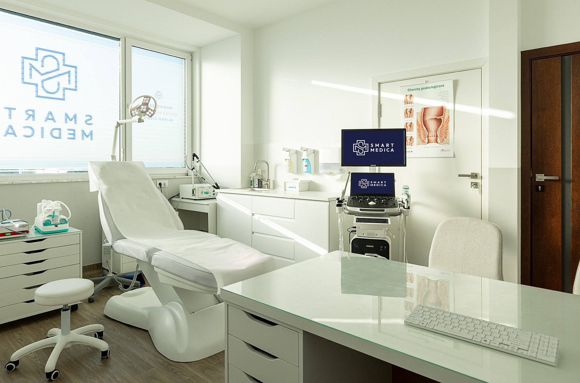 Gabinet zabiegowy w Smart Medica w Łazach pod Warszawą