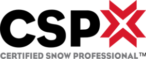 certified snow professional logo