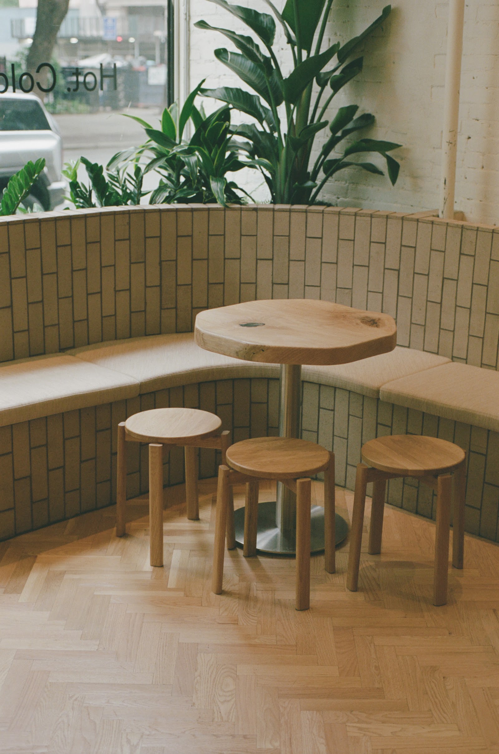 Intimate seating nook at Lore Bathing Club