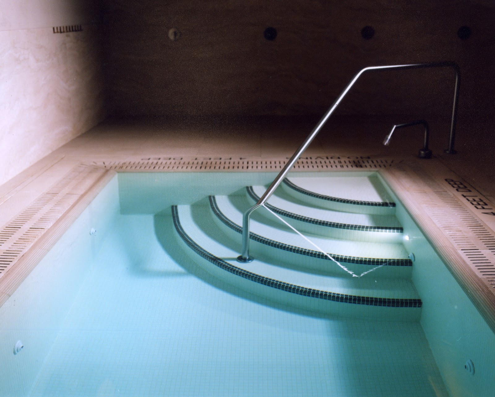 Inside the bathing room at Lore
