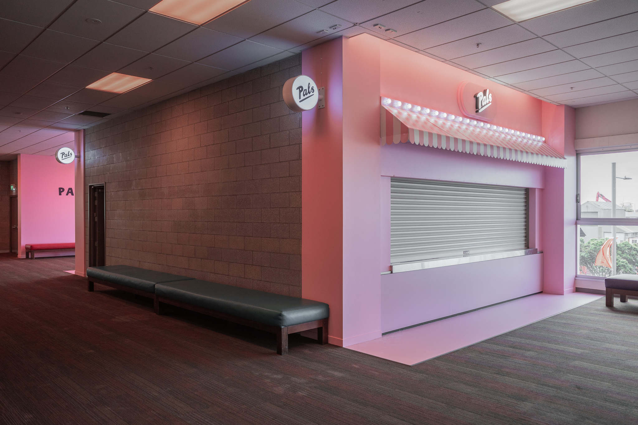 Pals at Spark Arena: Branded Bar Design