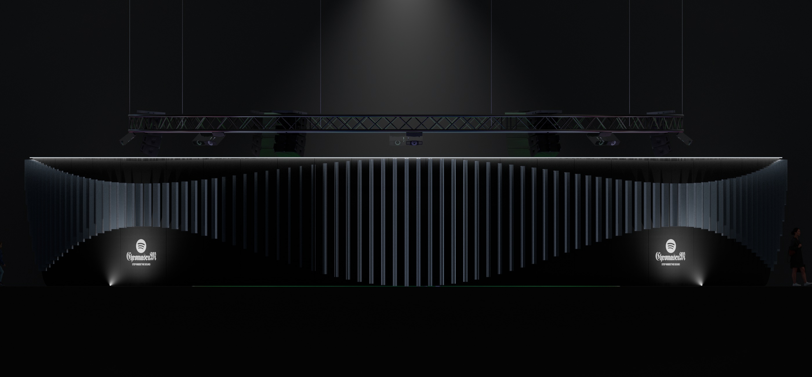 Spotify Chromaseum: Interactive Experience Concept