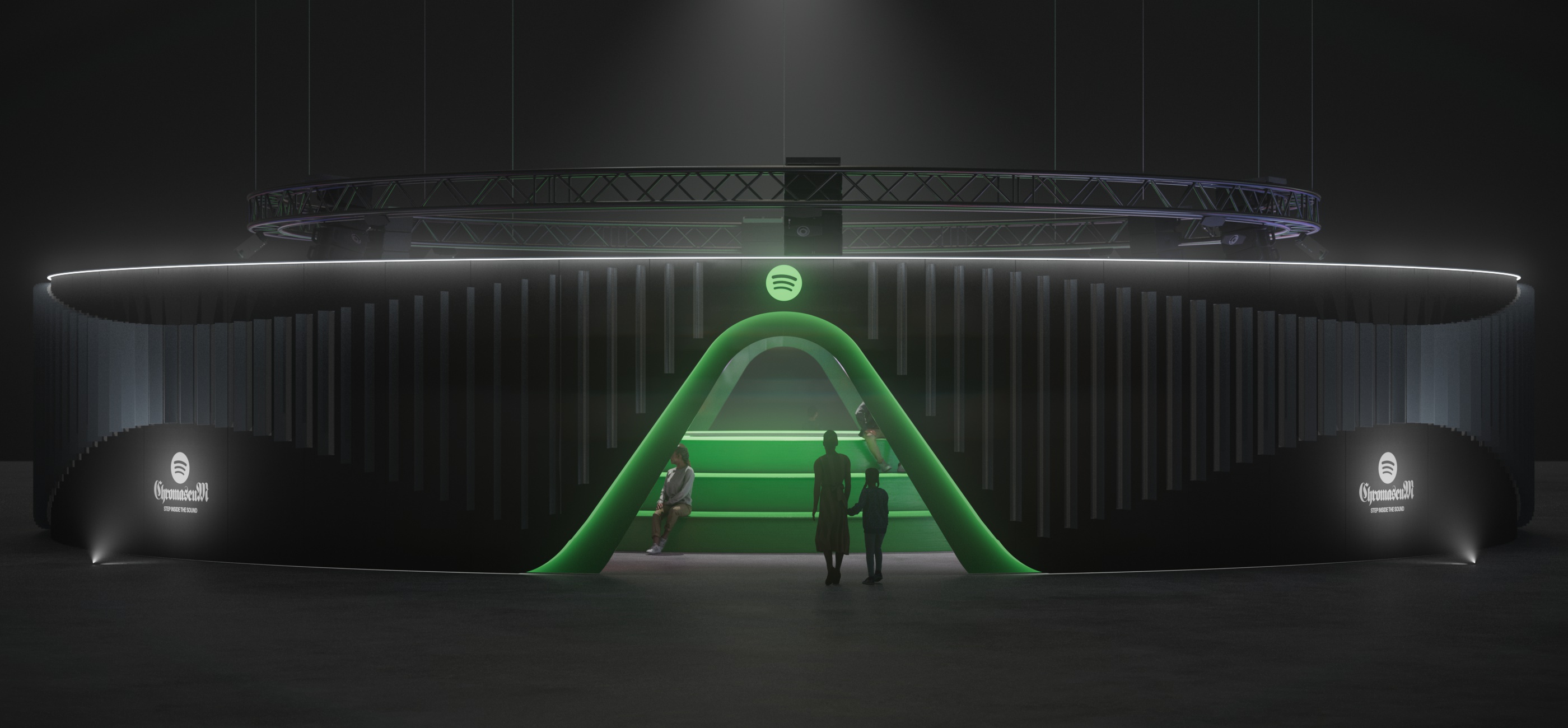Spotify Chromaseum: Interactive Experience Concept
