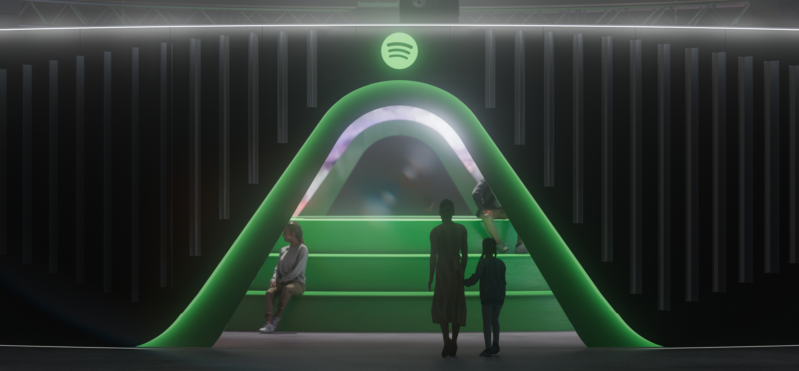 Spotify Chromaseum: Interactive Experience Concept