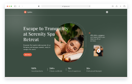Landing Page Template Usability Image