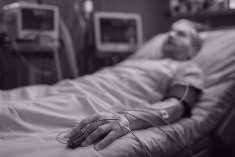 Patient mit Sepsis