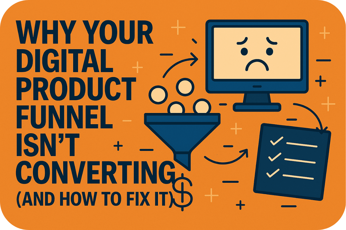 Why Your Digital Product Funnel Isn’t Converting