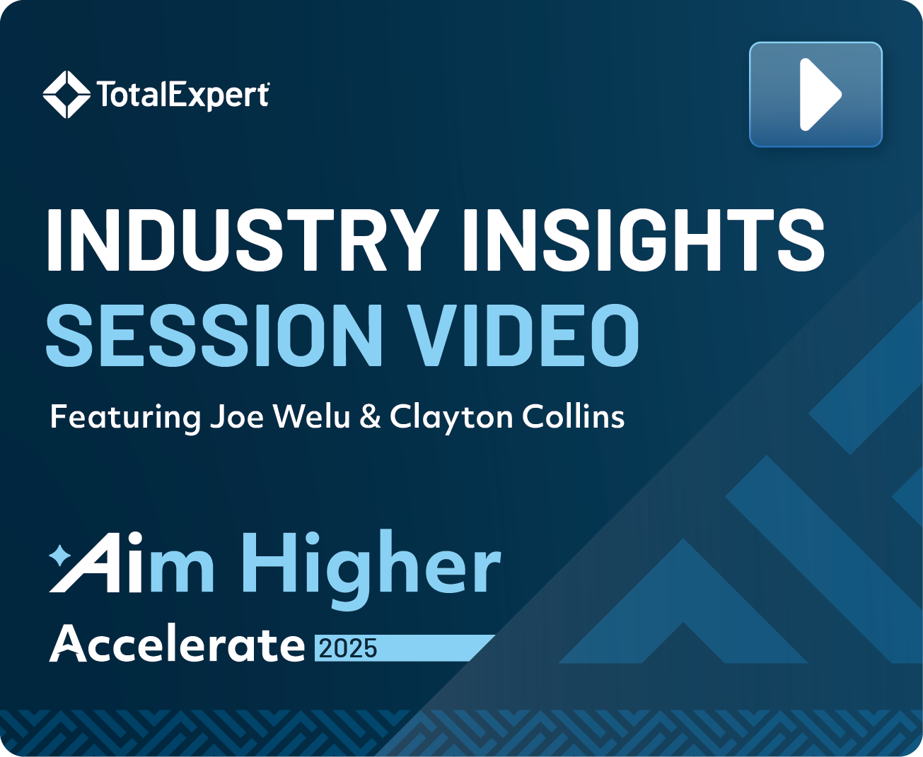 Watch the Industry Insights Session featuring Joe Welu and Housingwire's Clayton Collins.