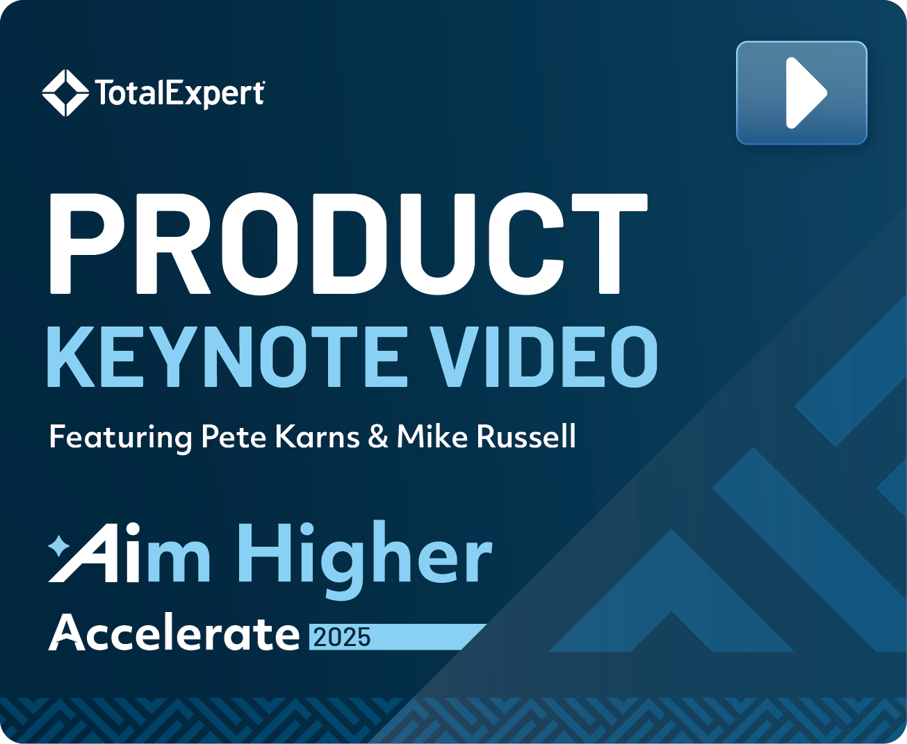 Watch the Product Keynote Video featuring Pete Karns and Mike Russell.