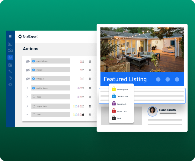 Lock screen within the Integrated Design Studio