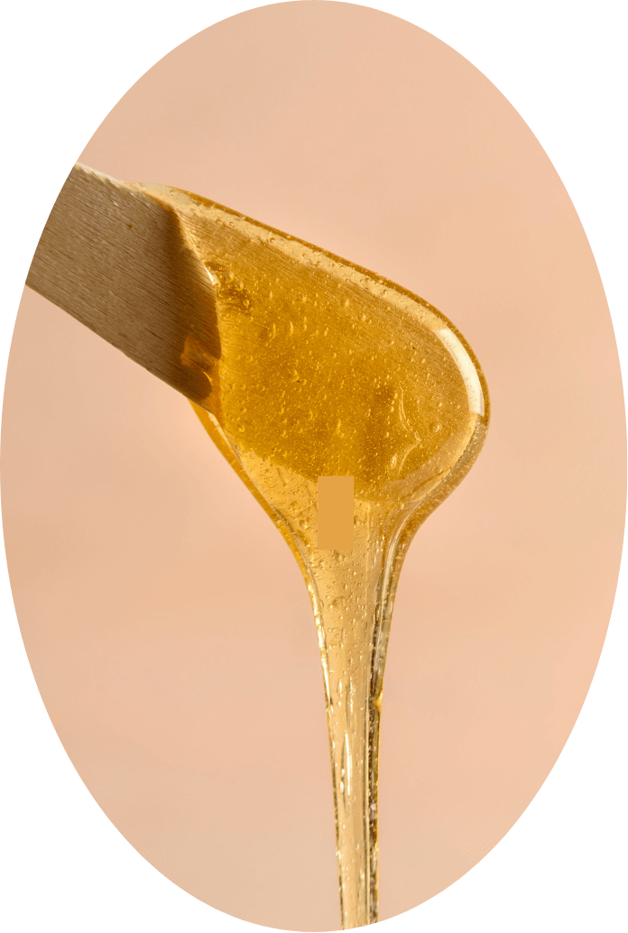 Sugaring syrup on a stick