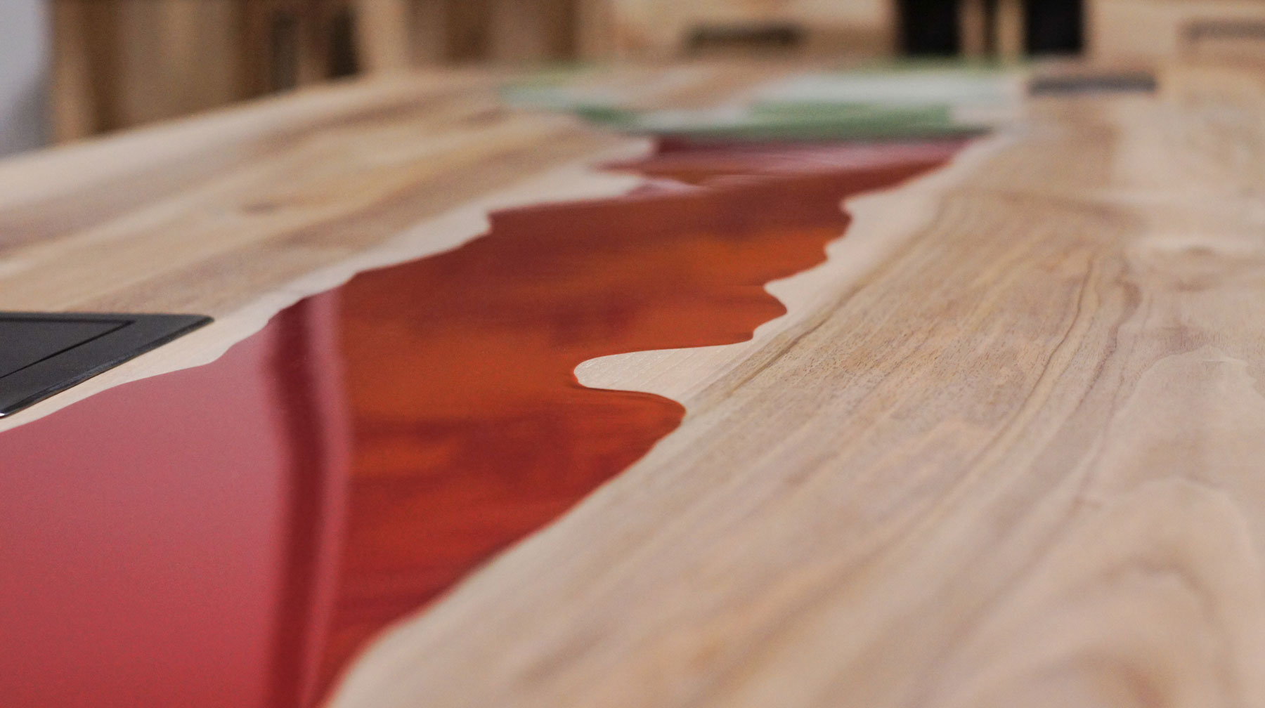Detail na epoxid