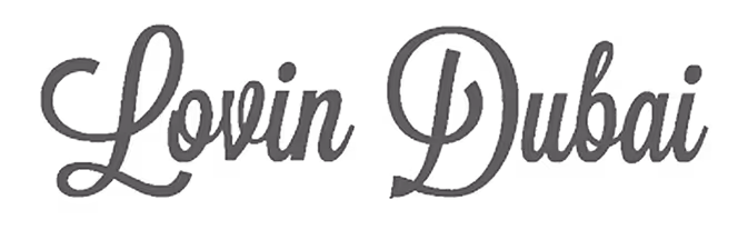 Lovin Dubai text in a cursive font.