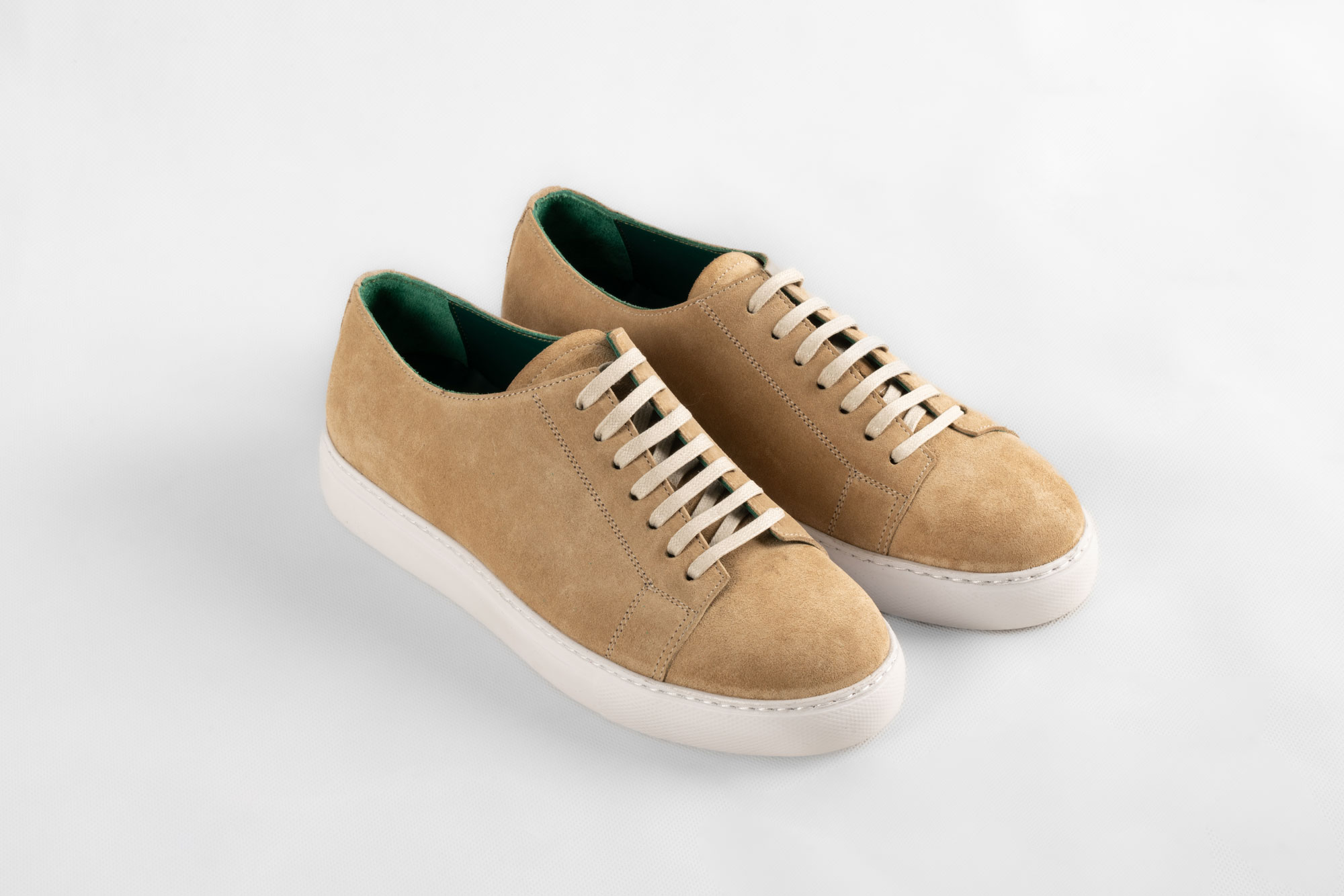 Cream Suede Sneaker