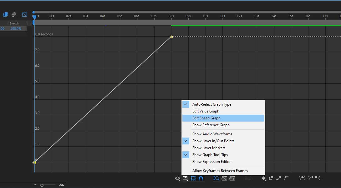 Cách tăng và giảm tốc độ clip trong After Effects iRender với After Effects 05