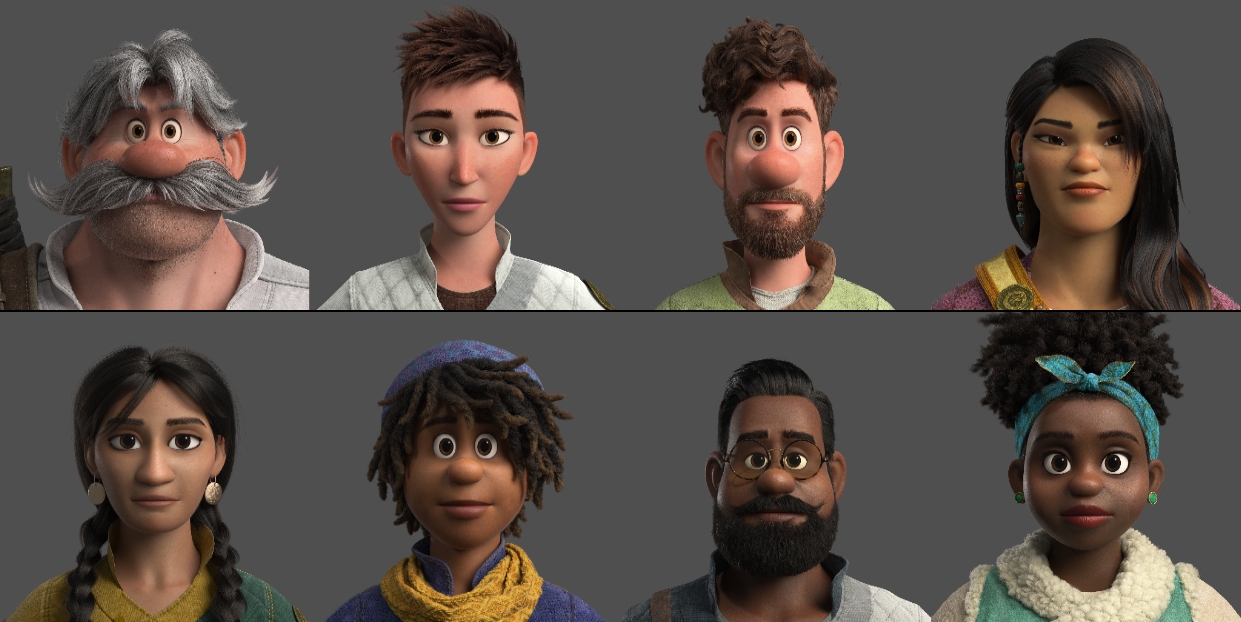 Lighting and Look Dev for Skin Tones in Disney's "Strange World"