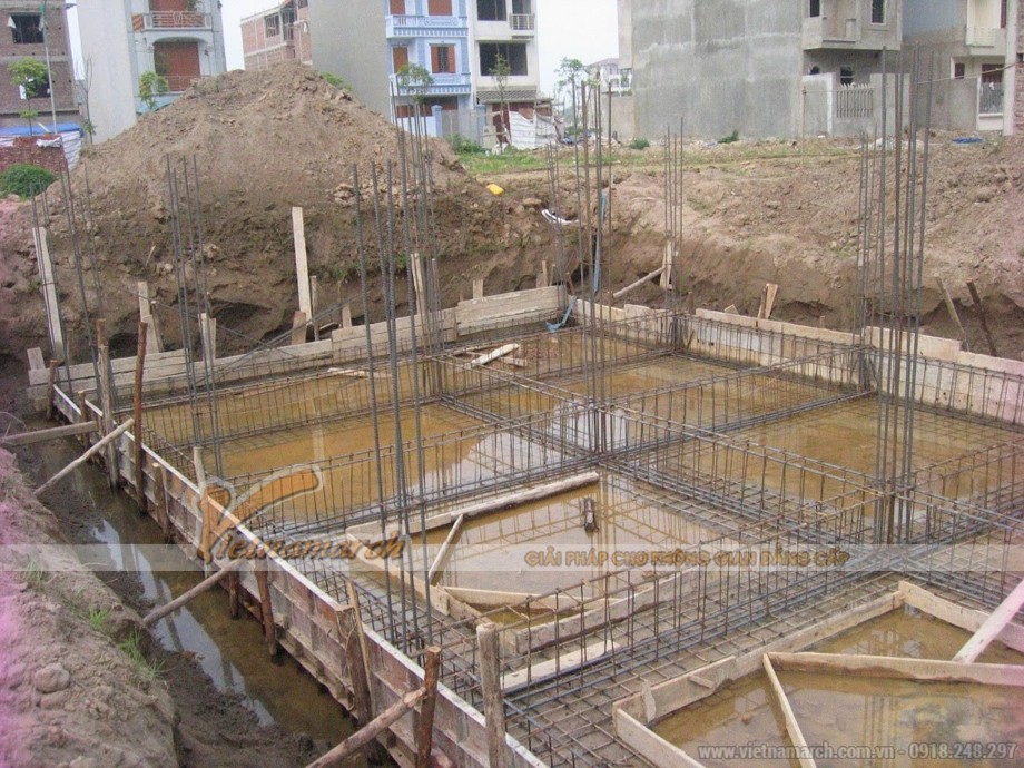 Các loại kết cấu móng nhà phổ biến hiện nay
