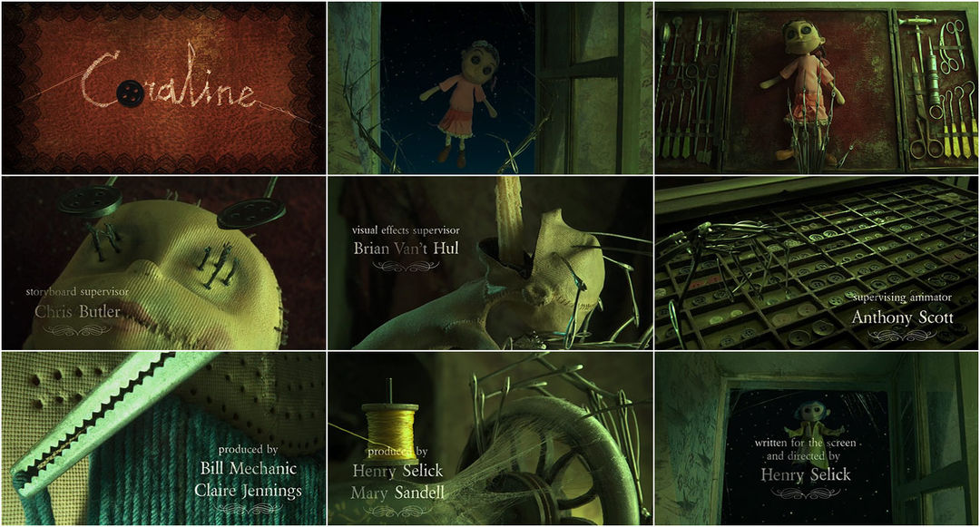 Coraline (2009) — Art of the Title