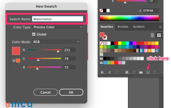 Những thông tin quan trọng về cách tạo Swatch trong Illustrator