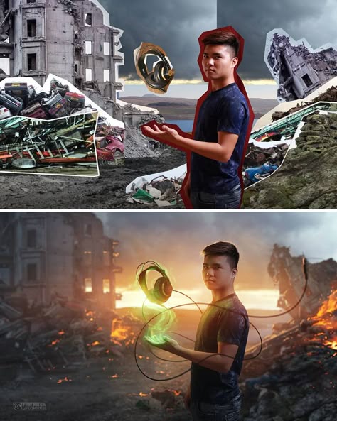 24 Photobashing ideas in 2021 | matte painting, digital painting, photo ...