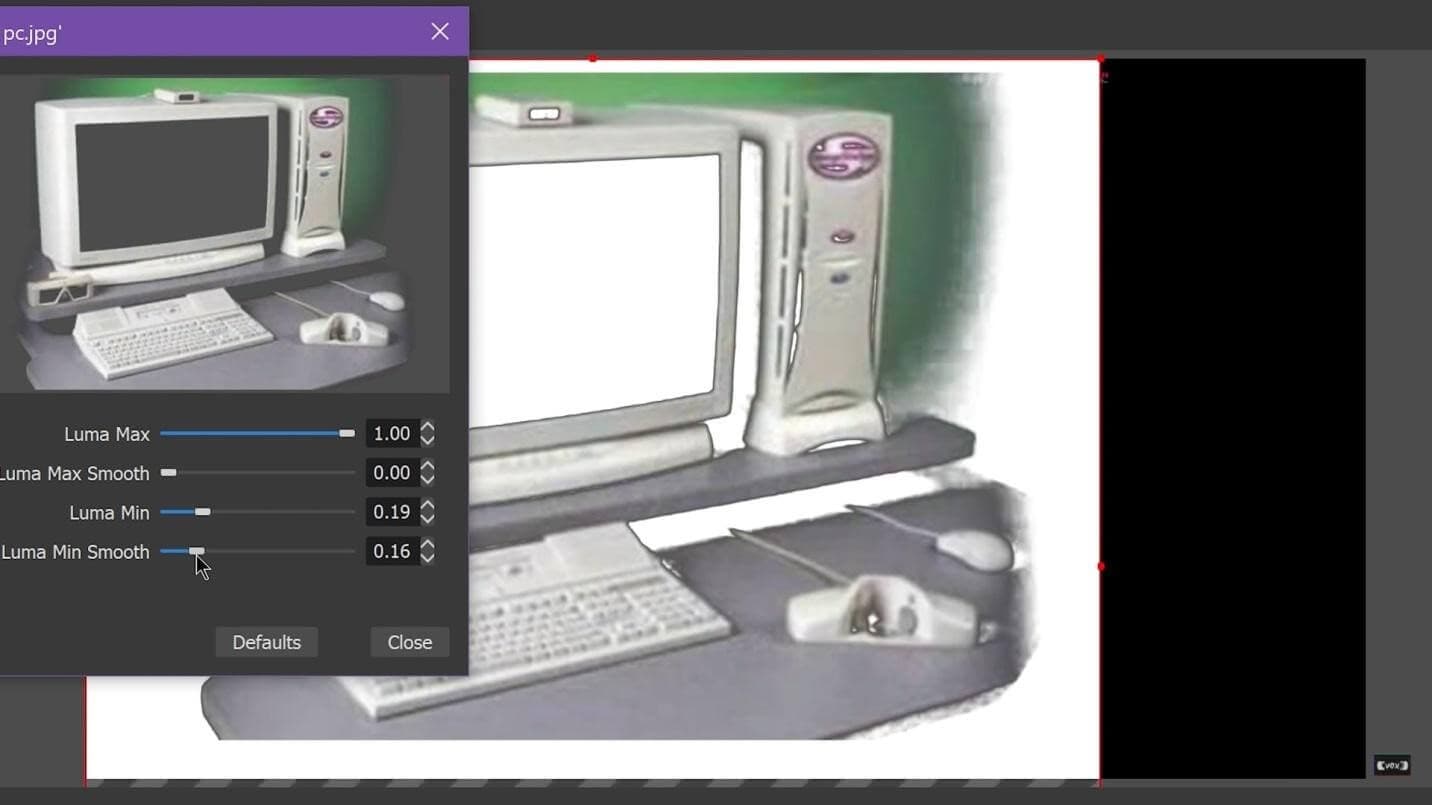 Come usare il Luma Key durante l'editing di un video sul Mac