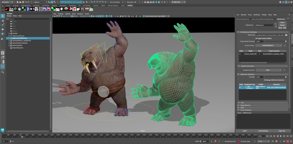 Check out the new ML Deformer in Maya 2025.2 | CG Channel