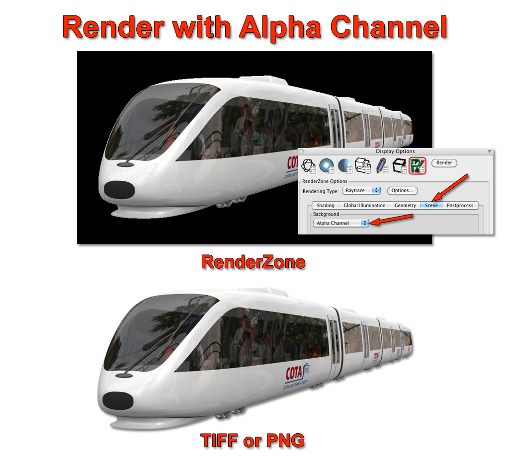 Rendering with Alpha Channels – Knowledge Base