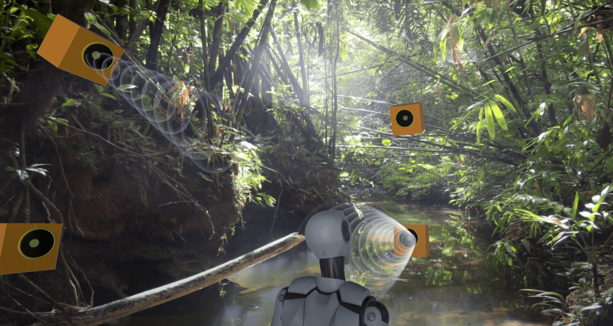 Woman immersed in VR experience | Premium AI-generated image