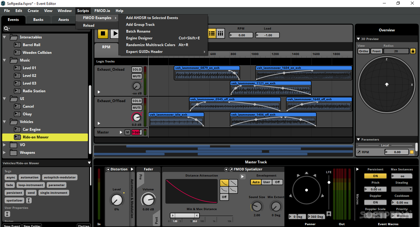FMOD Studio - Download - Softpedia