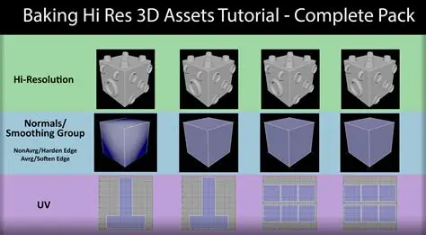 ArtStation - Baking Hi Res 3D Assets Tutorial Series