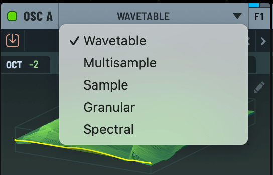 Serum synthesizer Wavetable Options