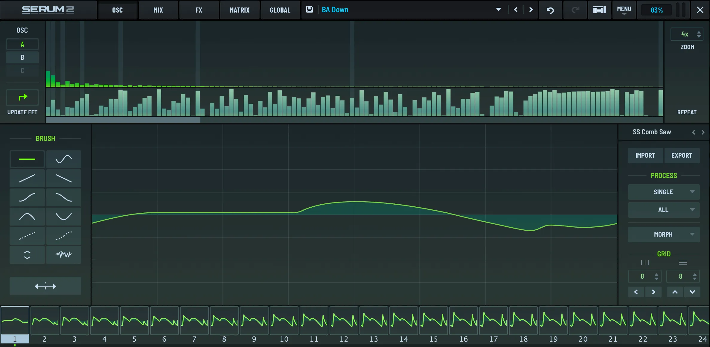 Serum 2 Wavetable Editor