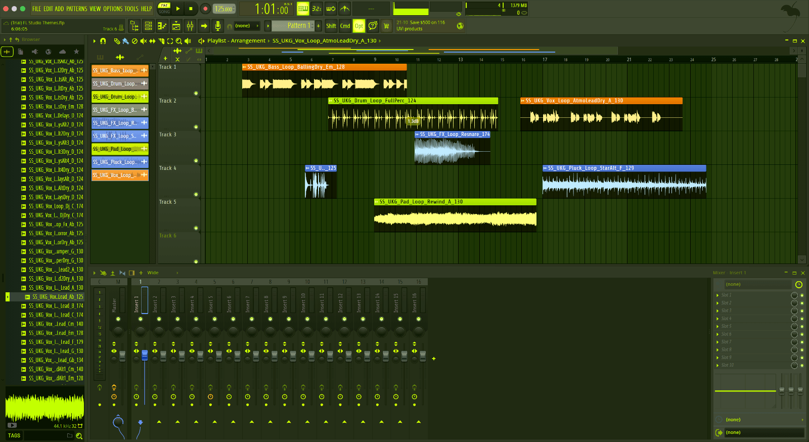 Blue Circuit FL Theme