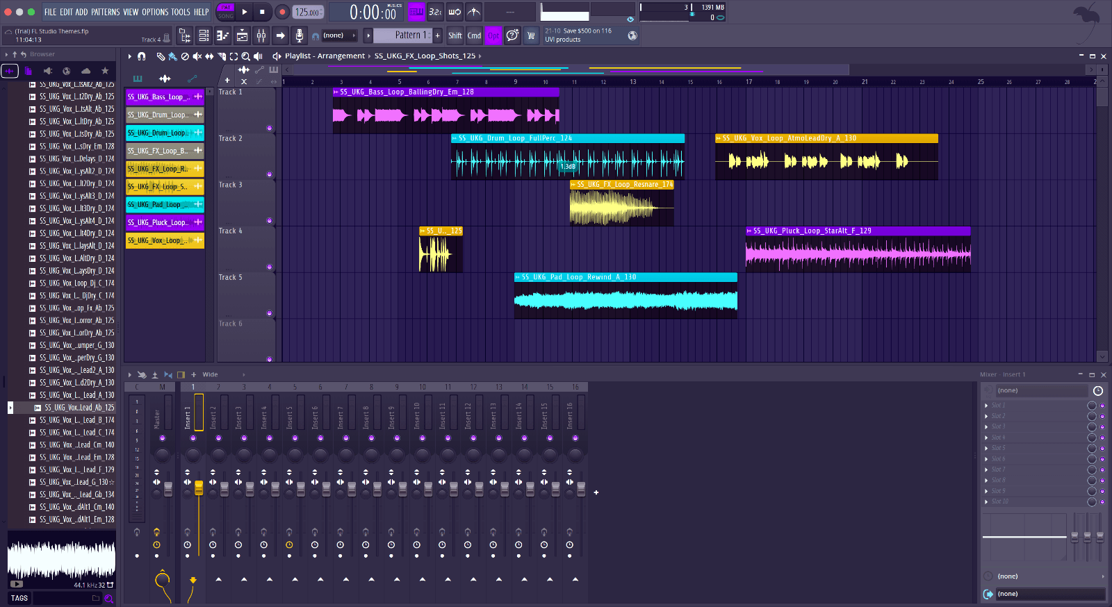 Hyperpop FL Theme
