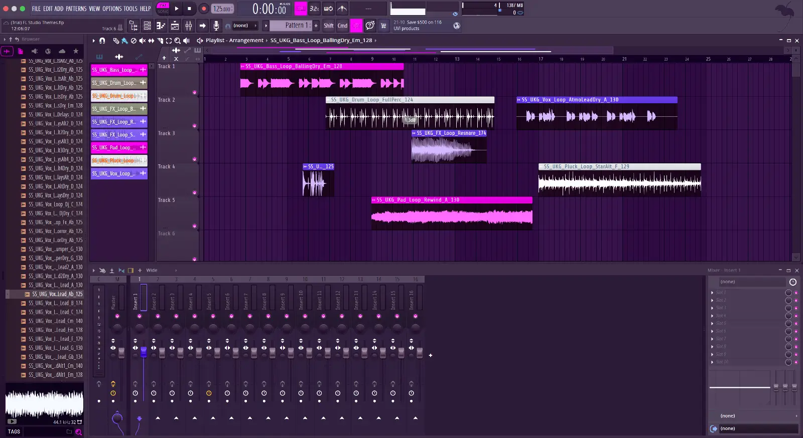 Synthwave FL Theme