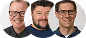 Portraits of three Mundorf EB GmbH employees