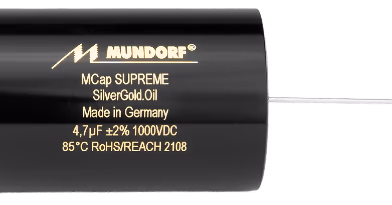 Mundorf MCap Supreme SilberGold Öl Kondensator, 4,7 µF 1000 VDC