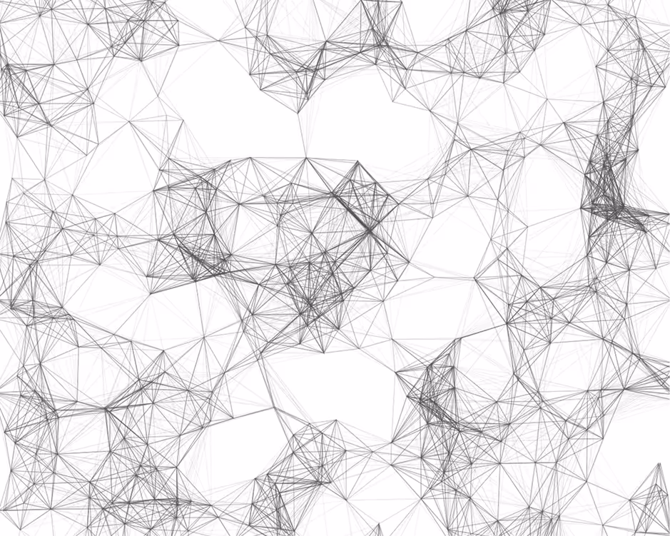 Abstract network of lines used as a background motif