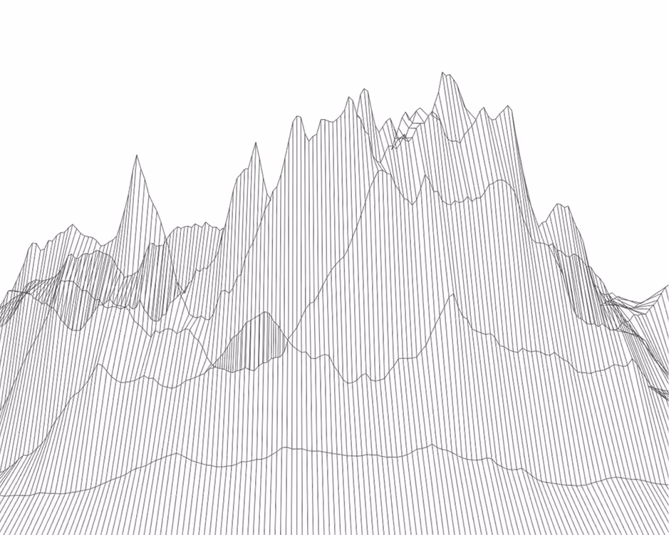 Abstract line graphic used as a background motif