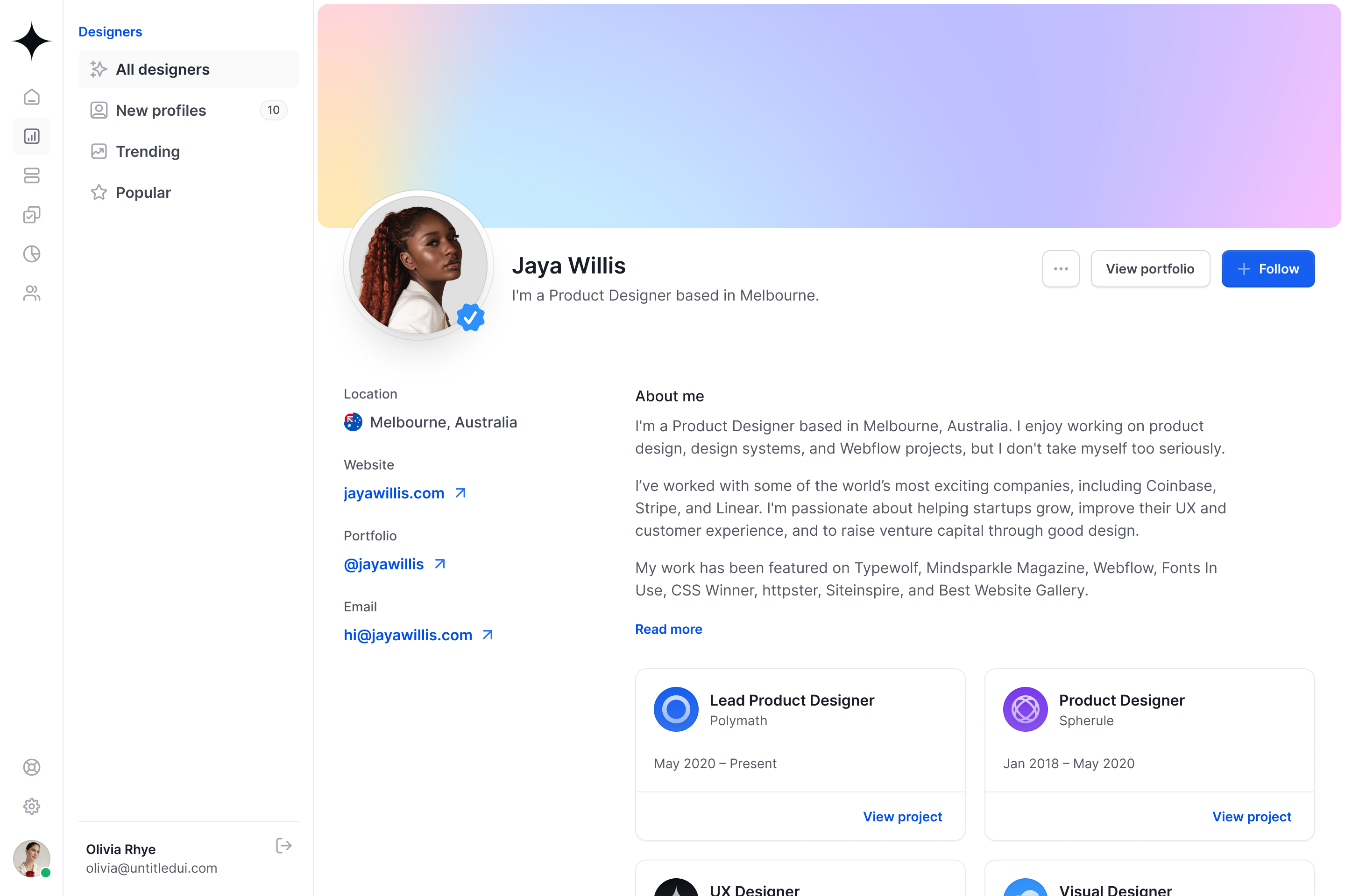 A social media dashbaord