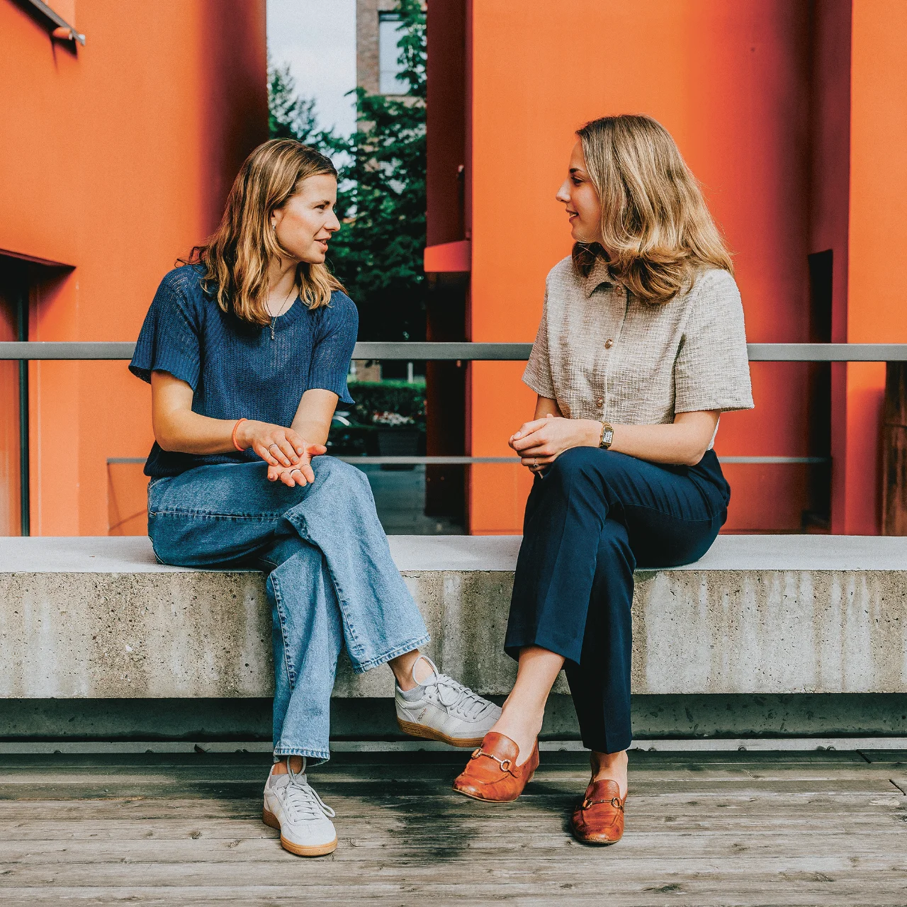 Portrait von Wiebke Winter und Luisa Neubauer