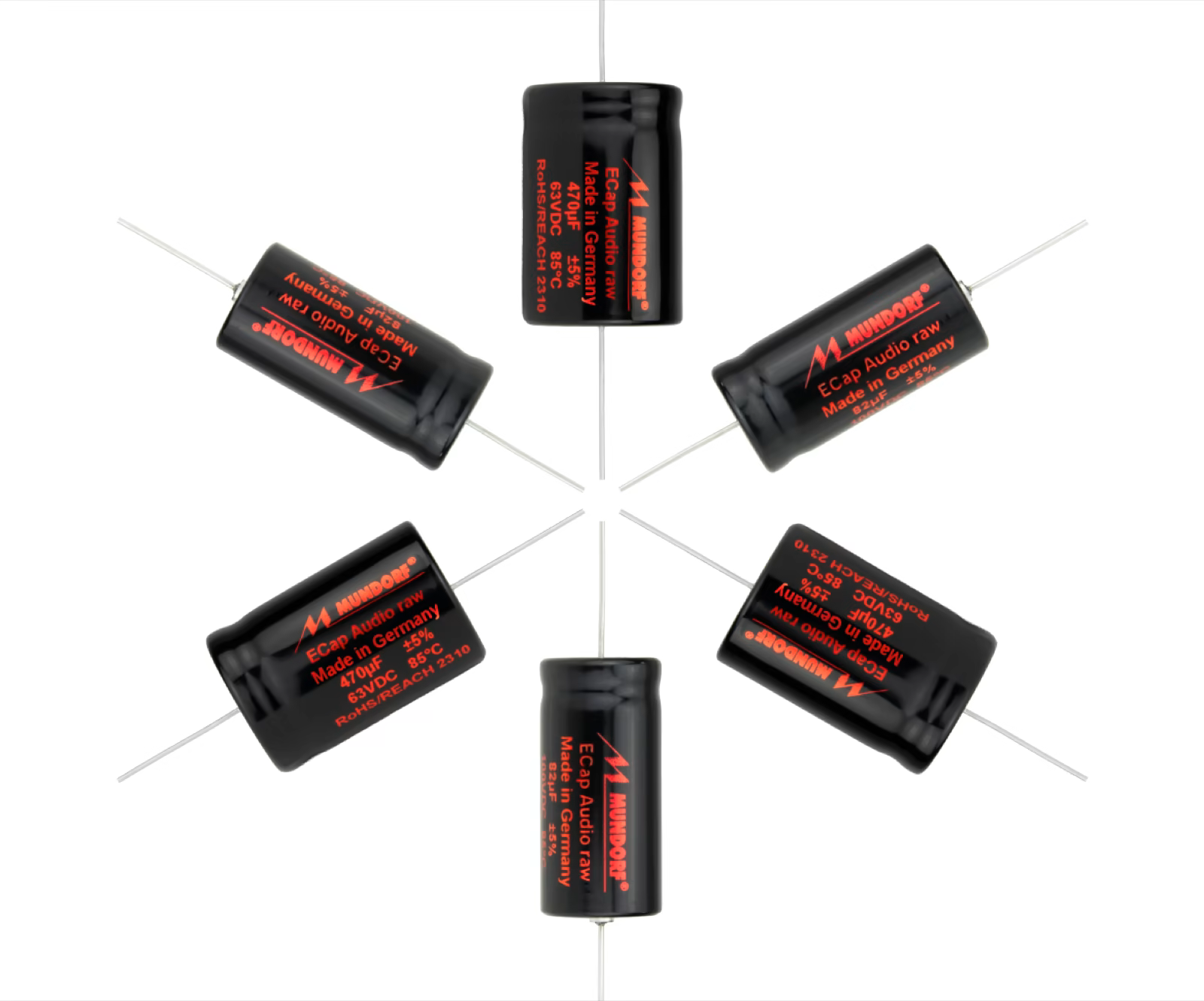 Mundorf electrolytic capacitors as a product highlight
