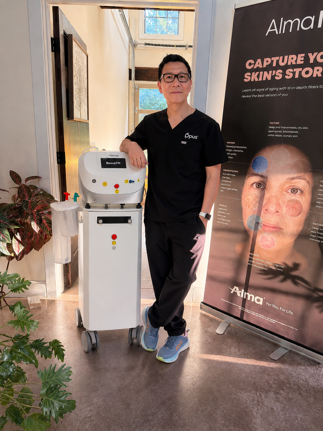 Alma BeautiFill laser liposuction system at Sanctuary Laser in Pennington, NJ.