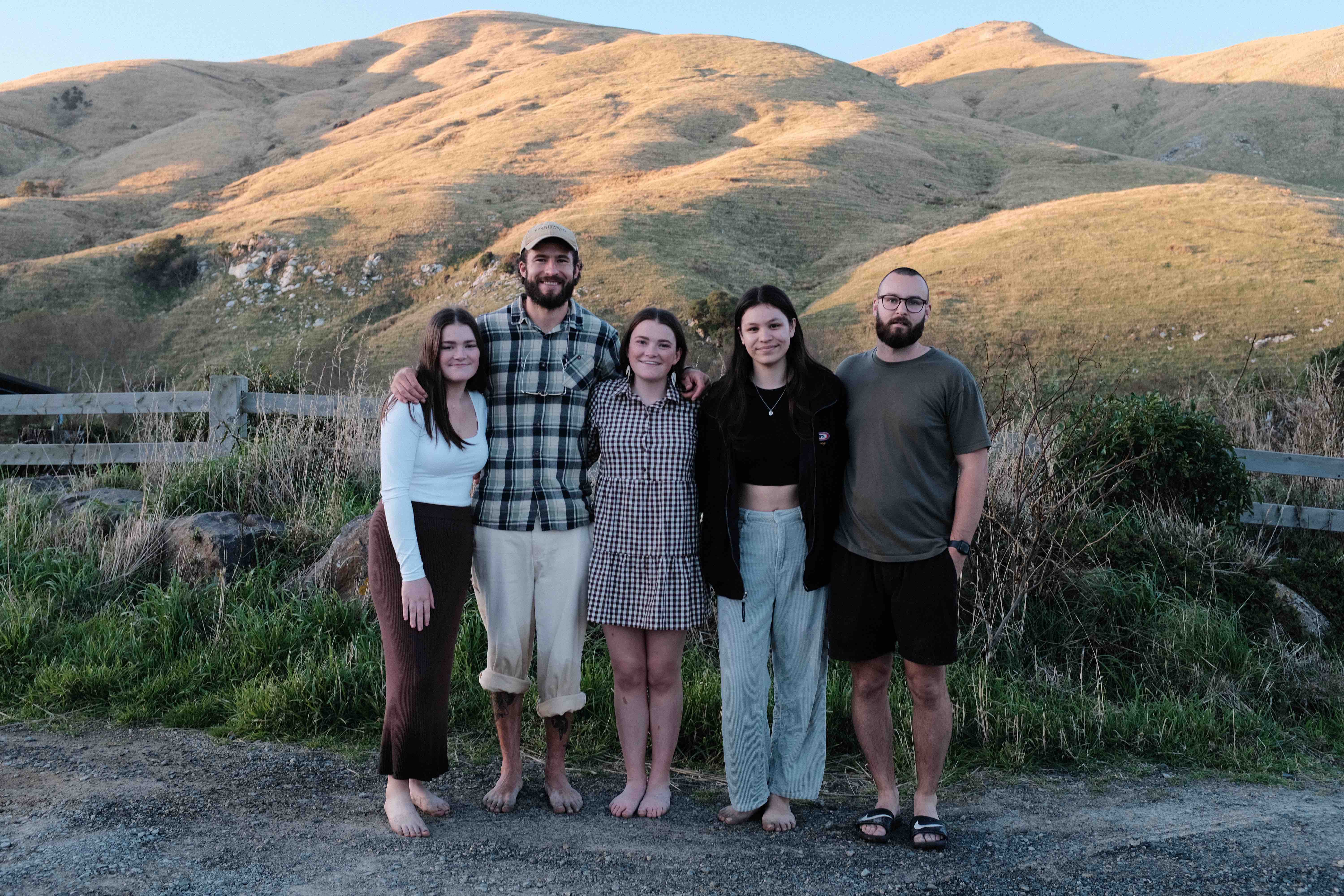 The Mitchell twins with the music video crew 